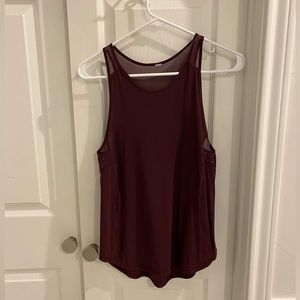 Lululemon tank top dark maroon